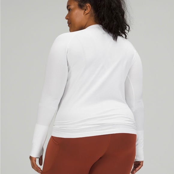 Lululemon white long sleeve swiftly tech shirt size 2 - Picture 2 of 3